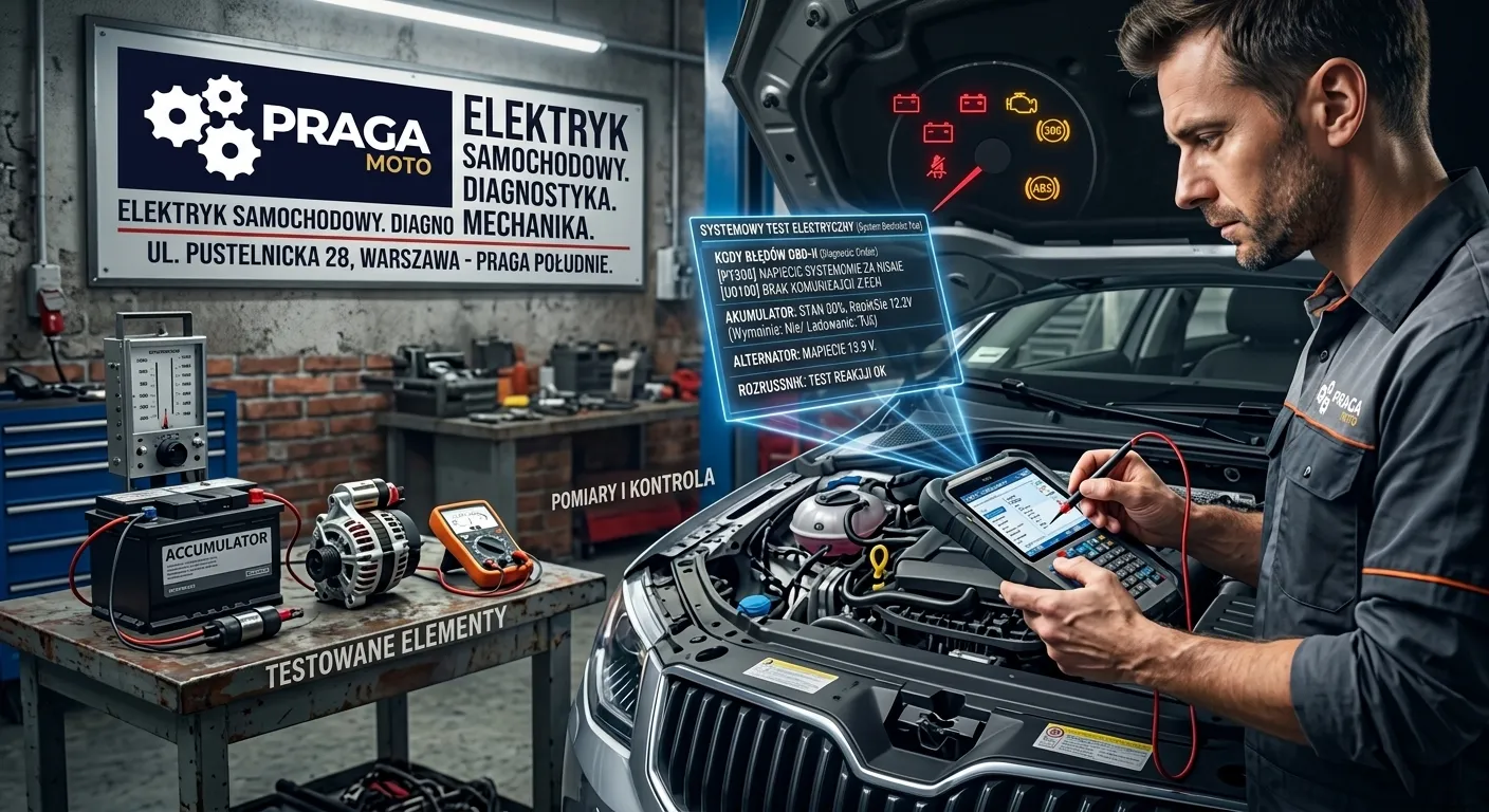 Elektryk samochodowy Warszawa – Praga Południe | Praga Moto
